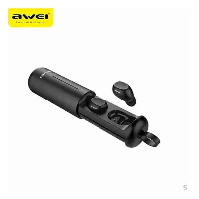 Awei T55 Touch TWS Dual Ear Bluetooth Earbuds With Charging Can